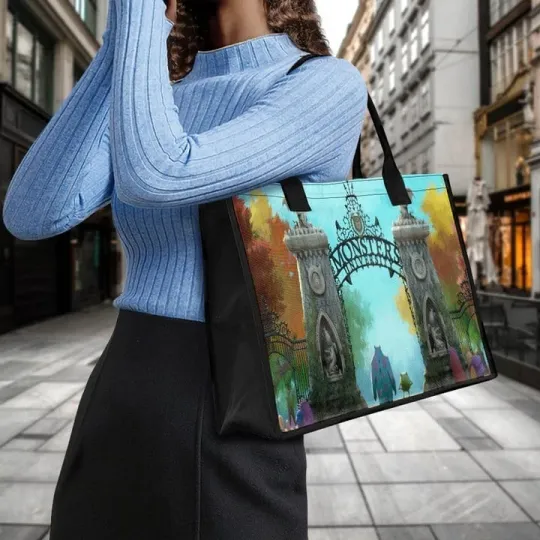 Sulley and Mike Monsters Inc Monsters University Movie Disney Pixar Tote bag