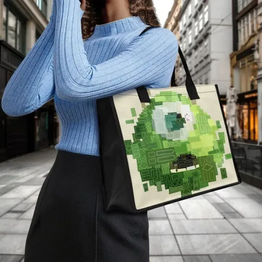 Discover Mike Wazowski Monsters Inc Monsters University Movie Disney Pixar Tote Bag