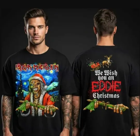 Discover Iron Maiden Christmas 2025 Deadly Night Unisex T-Shirt