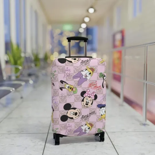 Discover Disney Luggage Cover, Minnie, Goofy, Pluto, Travel Accessories, Kids Luggage Cover