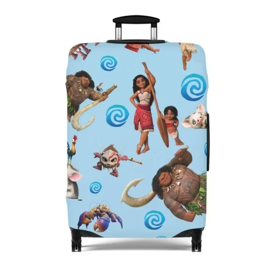 Discover Disney Luggage Cover, Moano, Maui, Travel Accessories, Kids Luggage Cover