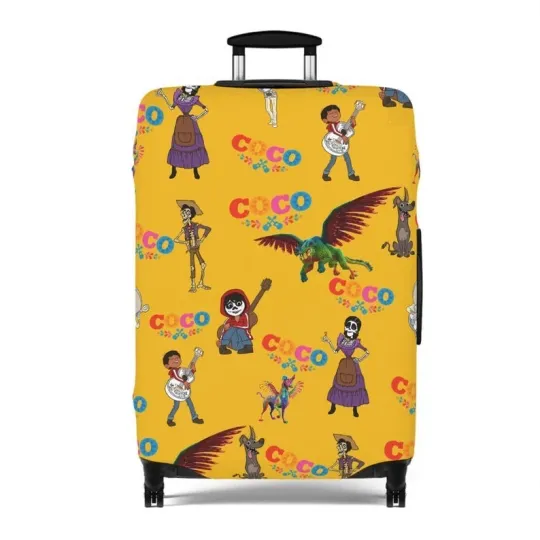 Discover Disney Luggage Cover, Coco, Travel Accessories, Kids Luggage Cover