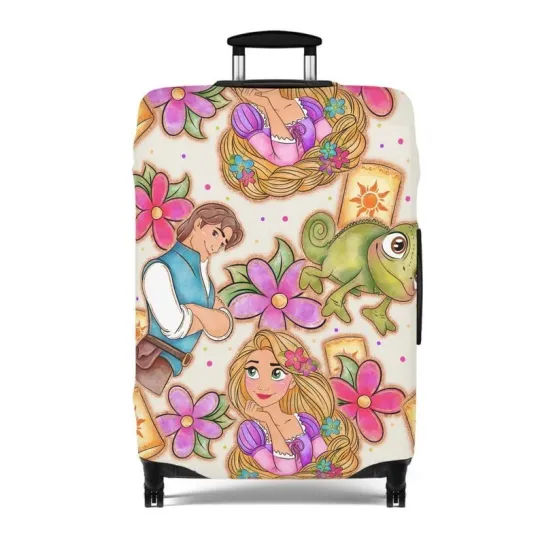 Discover Disney Luggage Cover, Rapunzel Tangled Suitcase Protector, Travel Accessories