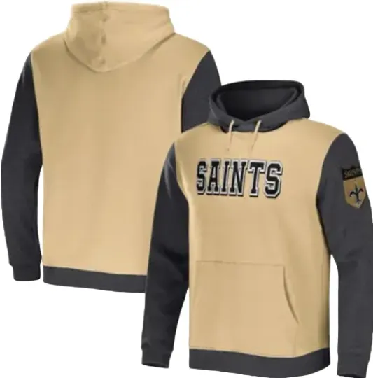 Men's New Orleans Saints Football 3D Hoodie with Darius Rucker
