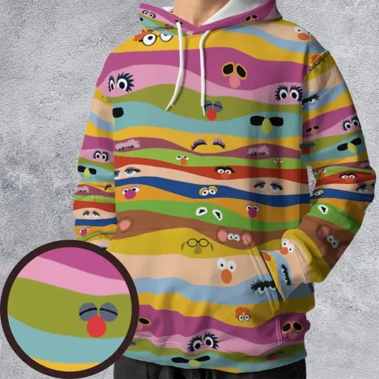 Eyes On Us The Muppet 3D Hoodie