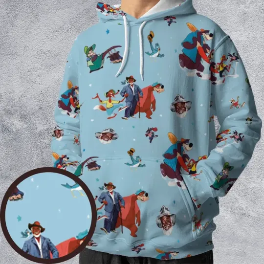 Discover Song of The South Characters 3D Hoodie