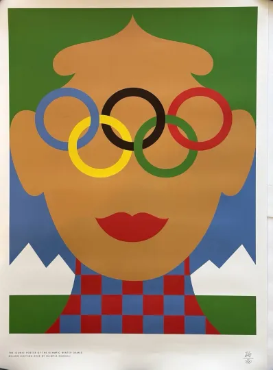 Discover 2026 Olympics Milano Cortina Poster Winter Games Italy Premium Matte Vertical