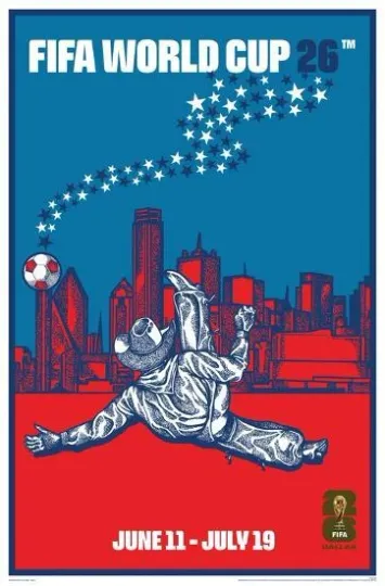 Discover FIFA World Cup 2026 Dallas Poster