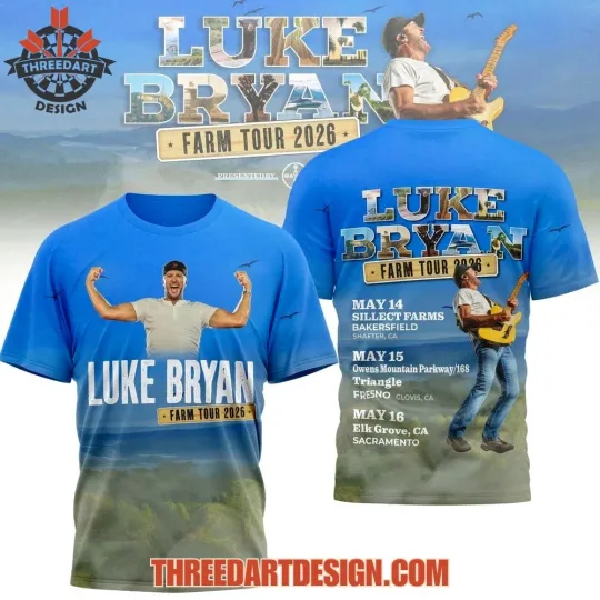 Luke Bryan Farm Tour 2026 T-Shirt Apparel