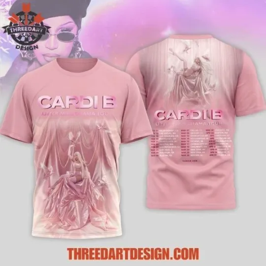 Discover Cardi B Little Miss Drama Tour 2026 T-Shirt