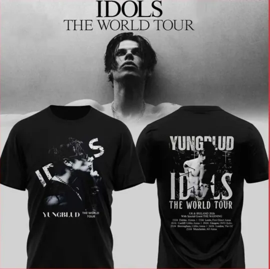 Yungblud Idols World Tour 2026 The Show Shirt 3D Full Size