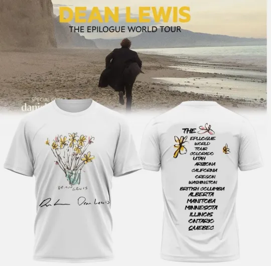 Discover Dean Lewis The Epilogue World Tour 2026 Shirt