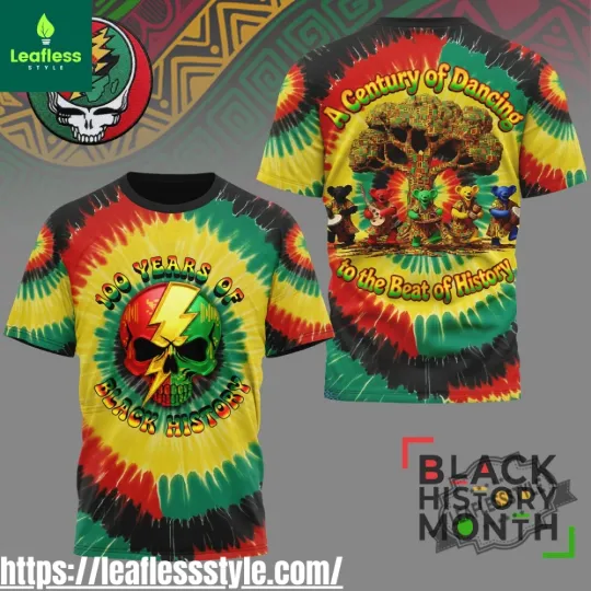 Grateful Dad Black History Month 100 Years 3D Shirt