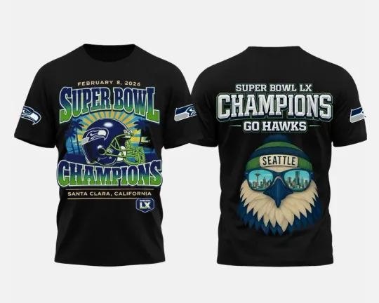 Discover Seattle 2026  All Over Print TShirt 3D