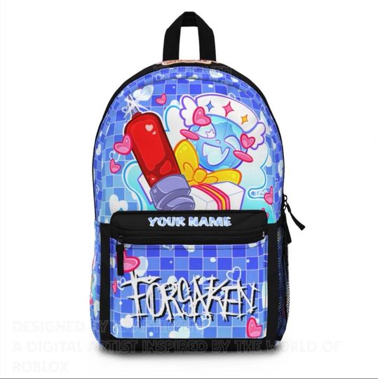 Love Shot Backpack | Cute Gift - Customizable, School Bag | Roblox, Forsaken