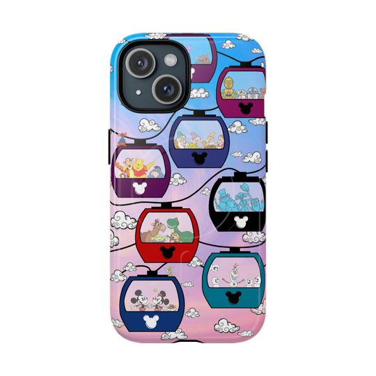 Discover Skyliner WDW Disney Pastel Sky iPhone Tough Magnetic Case