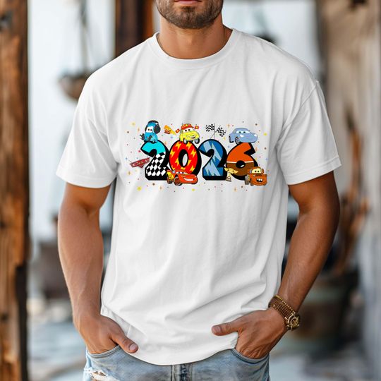 Disney Cars 2026 T-shirt, Pixar Cars Shirt, Disney World Family Matching Tee