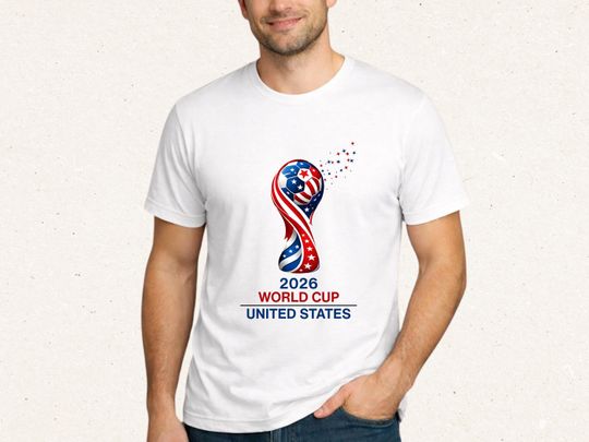 Discover World Cup 2026 Shirt: Soccer Fan Gift,  Football Graphic T-Shirt