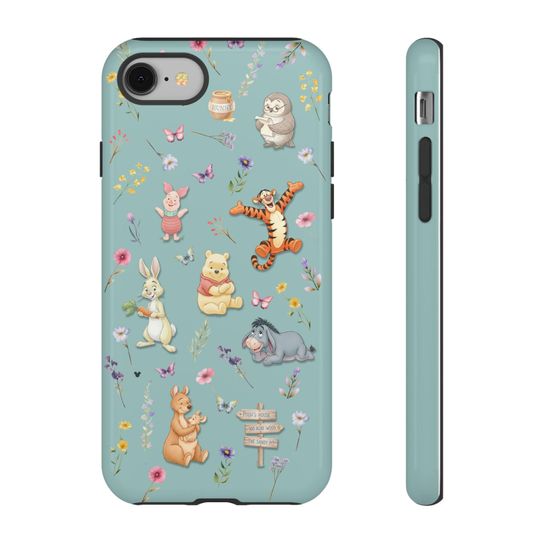 Discover Winnie the Pooh & Friends Floral Phone Case for iPhone