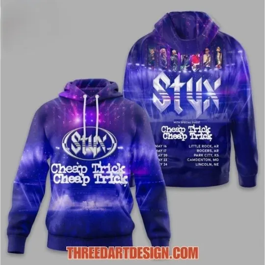 Discover Styxs Cheap Trick Hoodie 3D