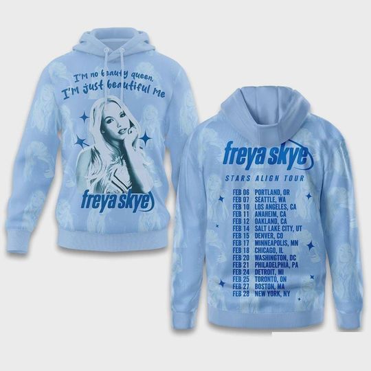 Discover Freya Skye 3D T-shirt - Hoodie Crewneck Sweatshirt - Freya Skye Zip Hoodie