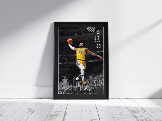 Discover Basketball Legend Poster: LeBron James