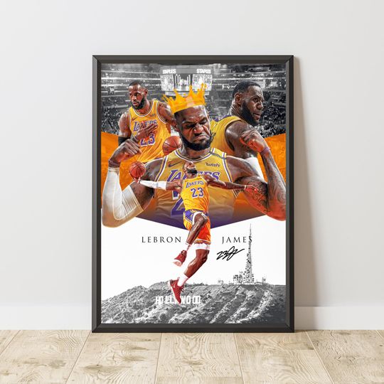 Discover LeBron James Poster, LeBron James Print, Basketball Poster, Basketball Print, Basketball Wall Art, NBA Wall Art, NBA Poster, NBA Print