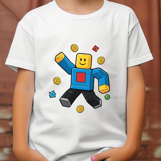 Discover Roblox Shirt for Kids, Roblox Birthday Tee, Gamer Boy Shirt, Roblox Graphic Tshirt
