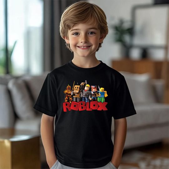 Roblox T-shirt, Roblox Boy T-shirt, Roblox Youth Tee, Roblox Birthday Gift, Roblox Birthday T-shirt
