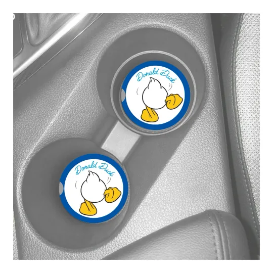 Discover Donald Duck Butt Custom Sandstone Car Coasters
