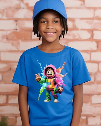 Roblox Gamer T-Shirt for Kids & Adults  Colorful Video Game Character Tee, Gaming Gift