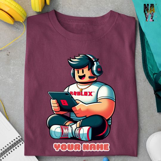 Discover Custom Roblox  Gamer Shirt, Personalized Roblox Shirt, Roblox Girl Shirt, Roblox Inspired Shirt