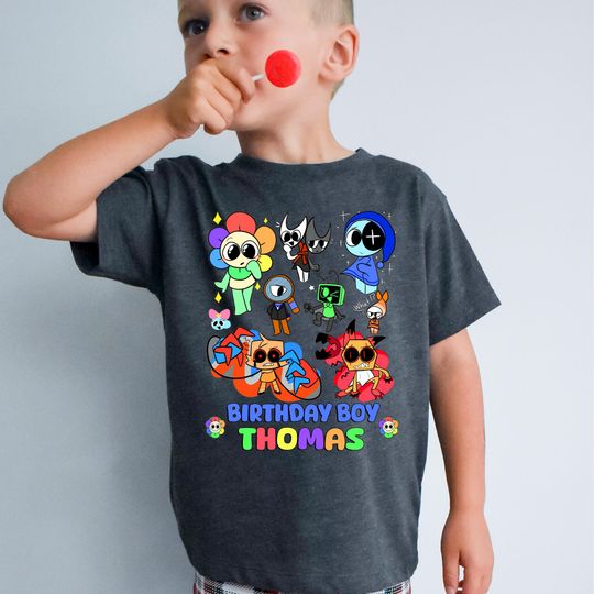 Dandy's World Birthday Shirt, Roblox Game Tee