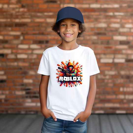 Discover Kids Roblox Shirt, Colorful Gaming Tee, Birthday Youth & Adult Gift