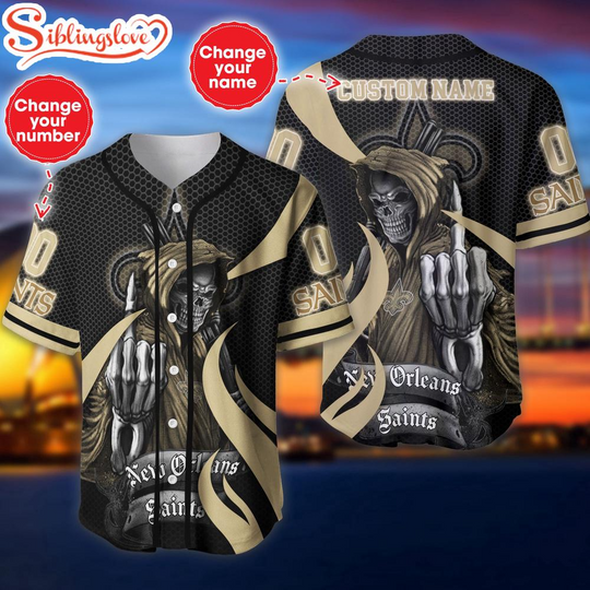 Custom Name And Number New Orleans Saints football Football Team Baseball Jersey For Fans