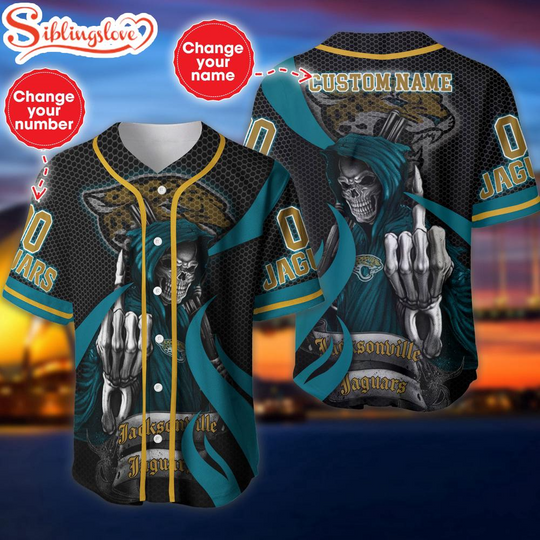Custom Name And Number Jacksonville Jaguars football Football Team Baseball Jersey For Fans