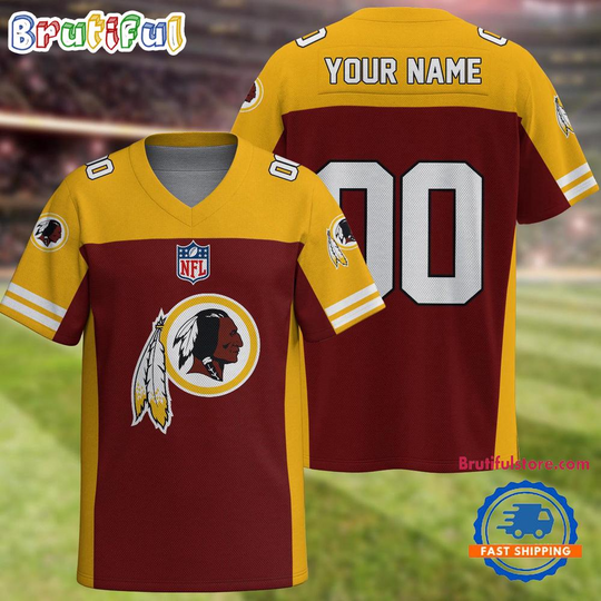 Discover football Washington Redskin Team New Season Personalized Football Jersey