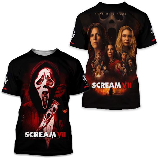Scream 2026 3D Tshirt