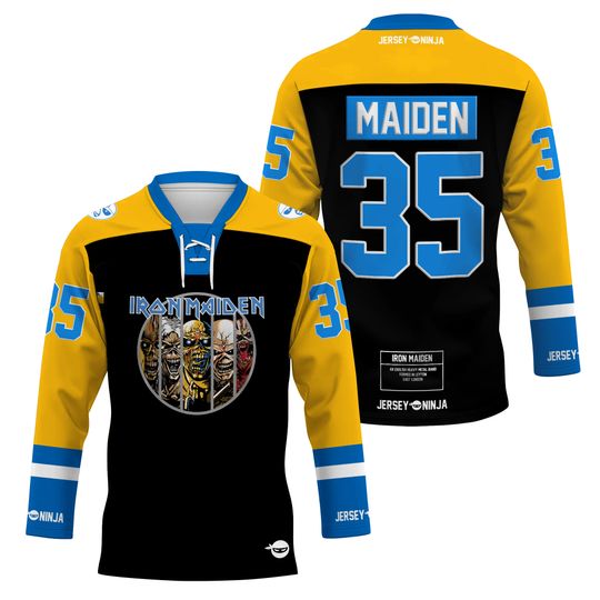 Iron Maiden The Evolution of Eddie Hockey Jersey