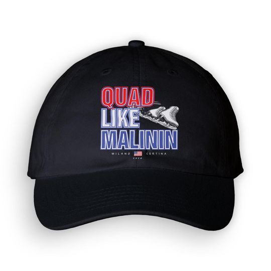 Discover Quad Like Malinin Hat USA Dad Hat Cap Figure Skater Winter Games Made to Order with Love