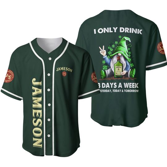 Jameson St Patrick Day Baseball Jerseys
