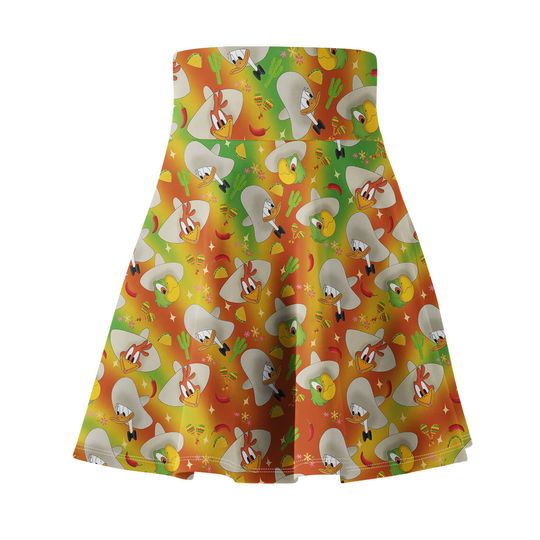 Three Caballeros Women's Skater Skirt (AOP)