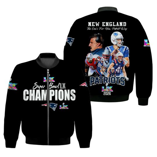 2026 Patriots SB LX Champions Bomber Jacket