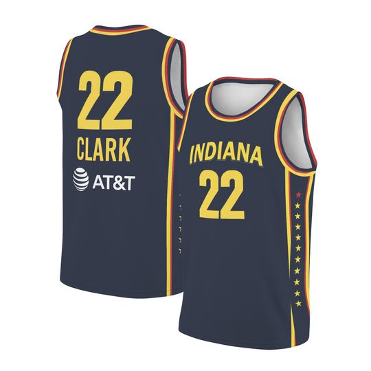 25 Summer No. 22 Caitlin Clark Indiana 3D Sleeveless T-shirt Clothing Casual Vest Vest Basketball Jersey for Kids Sports