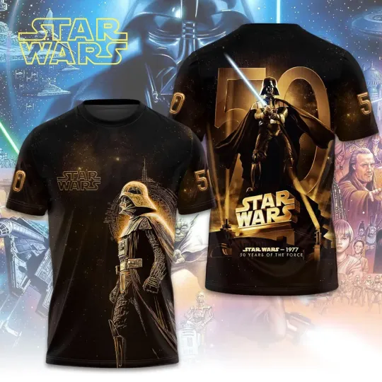 Discover Star Wars 50th Anniversary 3D Shirt S-5XL M6