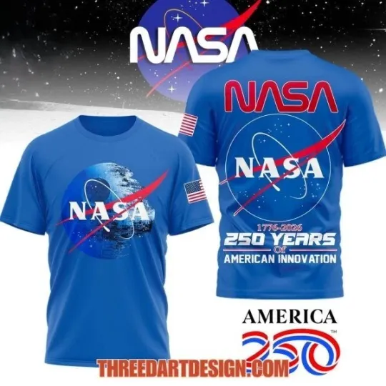 Nasa 1776-2026 250 Years Of American Innovation T-Shirt 3D