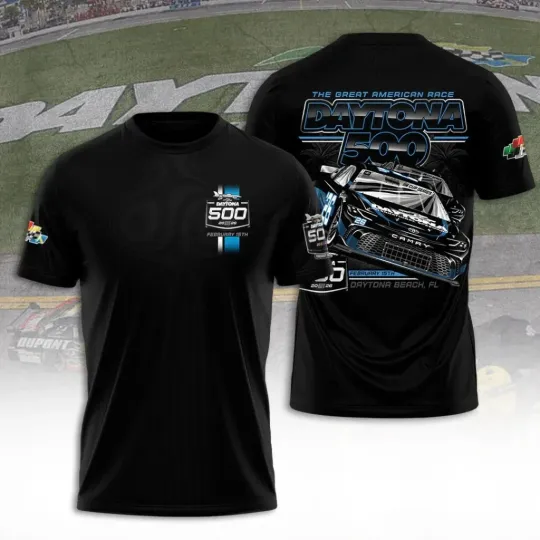 Discover Daytona 500 2026 3D Apparel Shirt