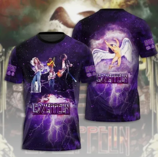 Discover Led Zep.p. e.l. .i.n 3D T-shirt All size S-5XL Gift For Fans Unisex Tee