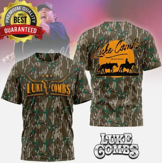 Discover New Lukee Comb Country Music 2026 Tour 3D T-shirt All Over Print