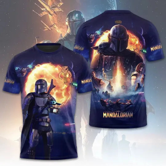 Star Wars x Mandalorian 3D Shirt